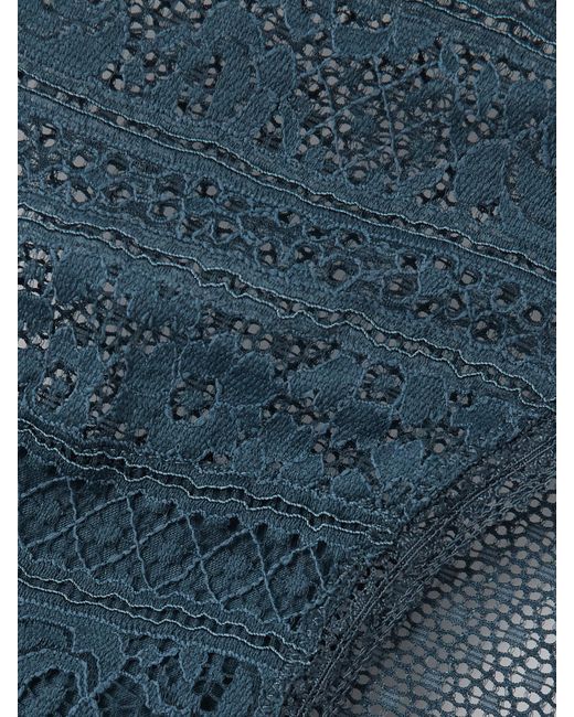 Eres Blue Certitude Leavers Lace Briefs