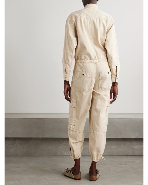 Isabel Marant Natural Idany Denim Jumpsuit
