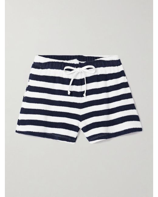 Short En Molleton De Coton Mélangé À Rayures Shallis Suzie Kondi en coloris Blue