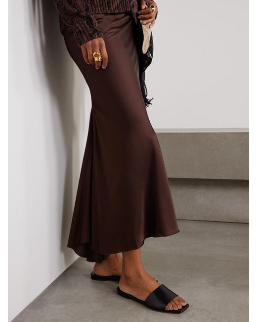 Aeyde Black Anna Pantoletten Aus Leder