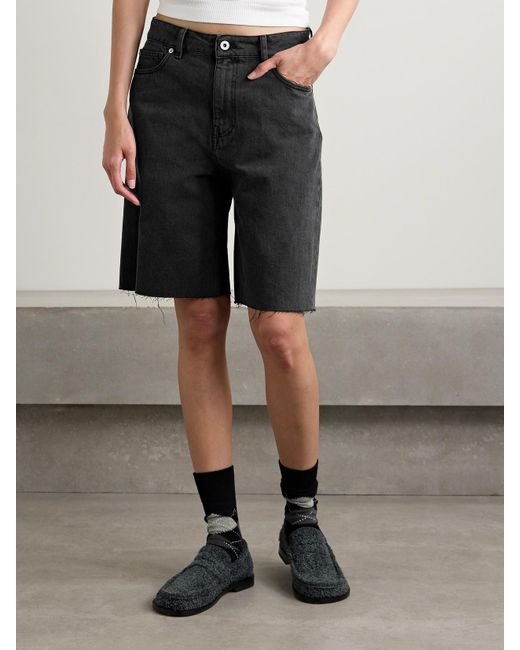 Halfboy Black Denim Shorts