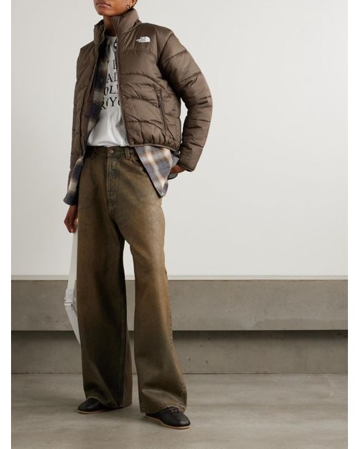 The North Face Brown 2000 Steppjacke Aus Wattiertem Ripstop
