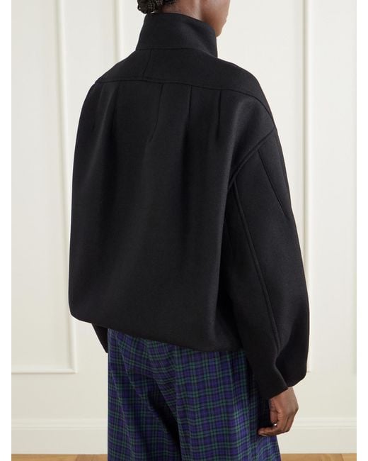 Dries Van Noten Black Wool-Twill Jacket