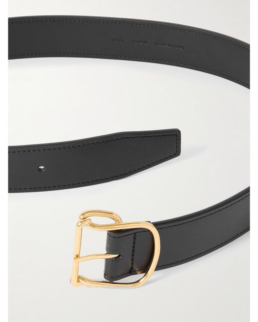 Totême Blue Swirl Leather Belt