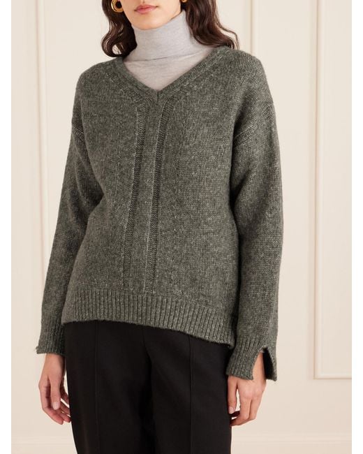 Proenza Schouler Green Uriel Knitted Sweater