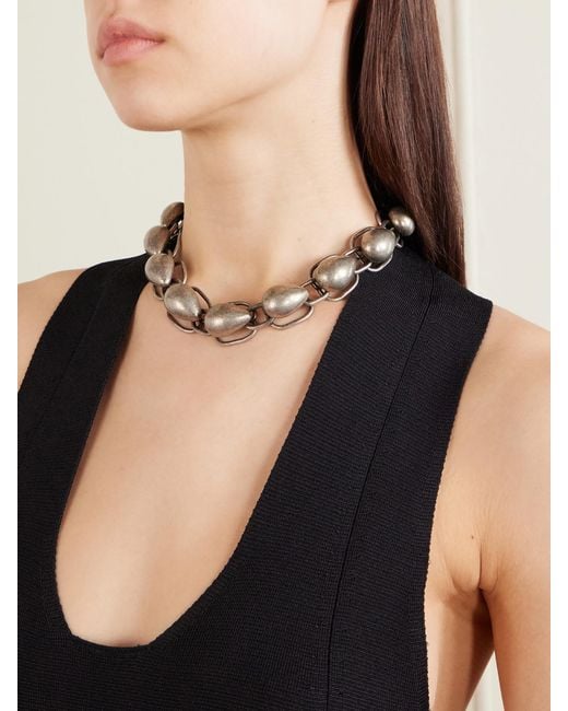 Khaite Metallic Tone Necklace