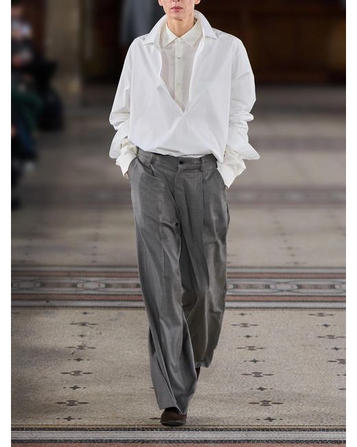 Ssstein White Skipper Cotton Shirt