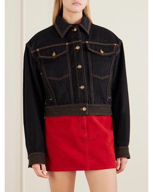 Versace Black Denim Jacket