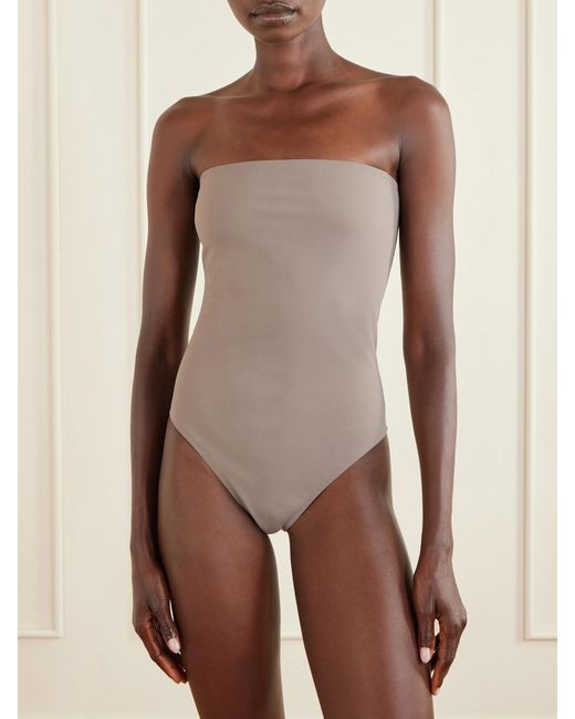 Alaïa White Stretch-Jersey Swimsuit