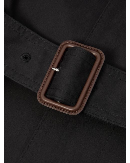 Bottega Veneta Black Ribbed Leather Trimmed Cotton Corduroy Overshirt Jacket - 40/M