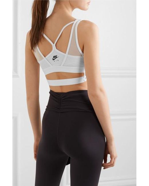 Nike, Air Mesh Sports Bra Womens, Black