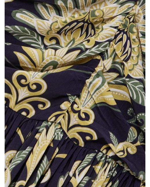 Farm Rio Multicolor Wonderful Arabesque Off-The-Shoulder Printed Stretch-Jersey Maxi Dress