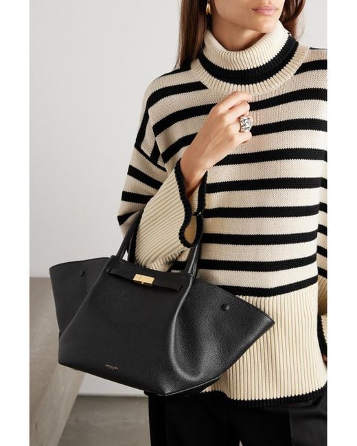 Sac À Main En Cuir Texturé New York Midi DeMellier London en coloris Black