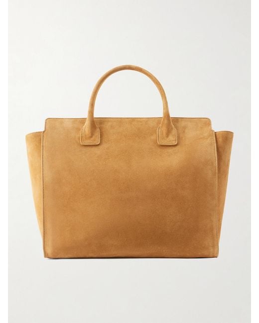 Nili Lotan Natural Bianca Suede Tote