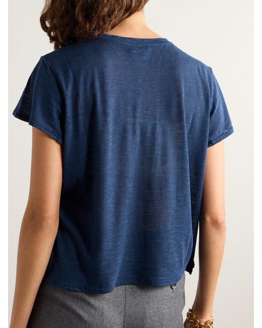 Tom Ford Blue Cotton-Blend T-Shirt
