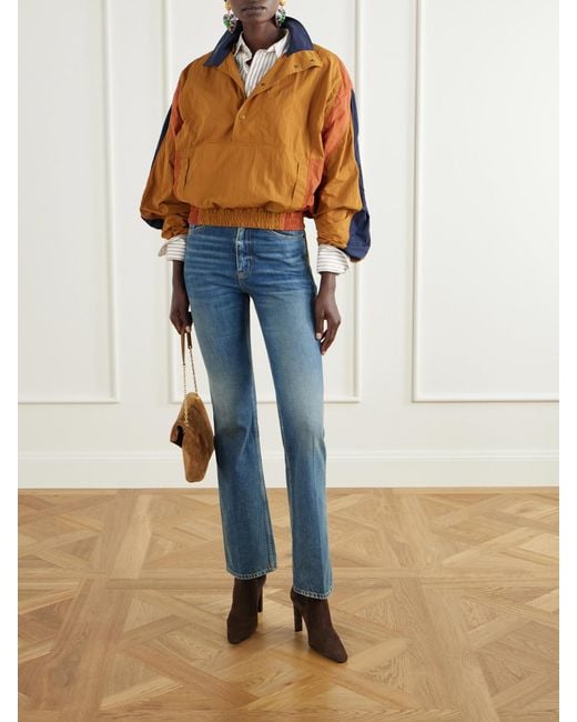 Saint Laurent Brown Francoise 95 Suede Ankle Boots