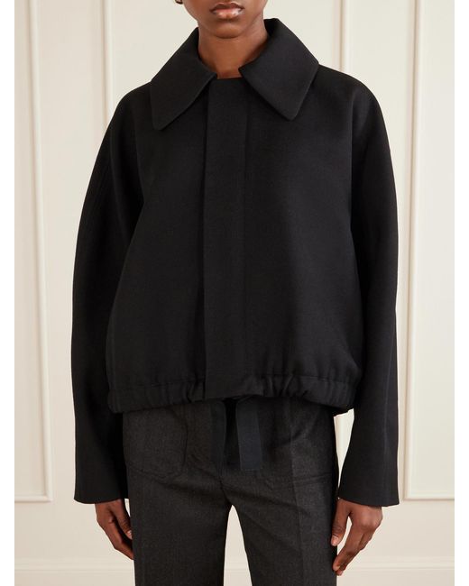 Victoria Beckham Black Arden Wool Jacket