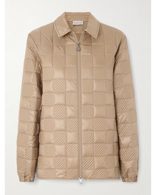 Moncler Natural Quilted Shell Jacket