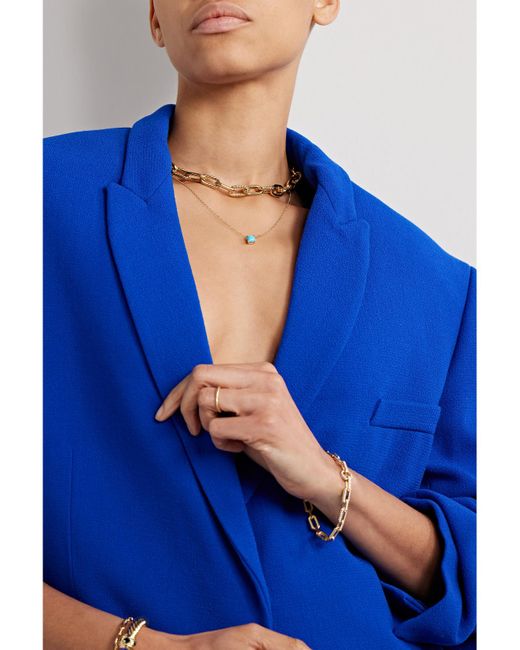 David Yurman Natural Petite Châtelaine 18-Karat, And Diamond Necklace