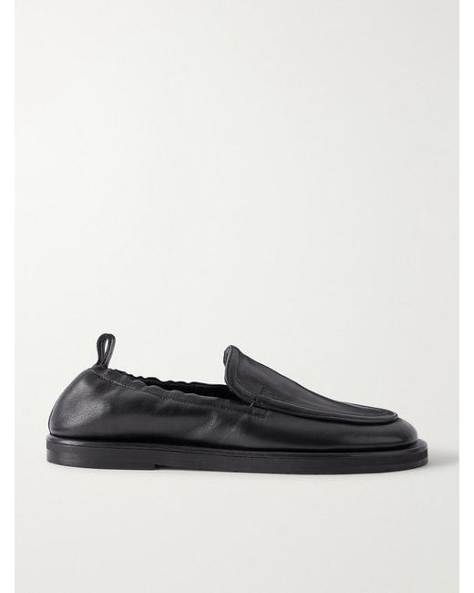 Studio Nicholson Black Donovan Leather Loafers
