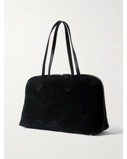 Totême  Black Day Suede Tote