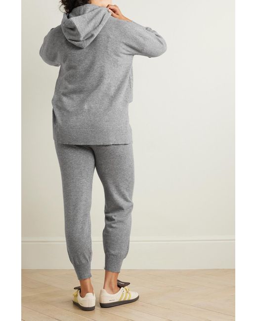 Allude Cashmere Hoodie And Track Pants Set in Grey | Lyst UK