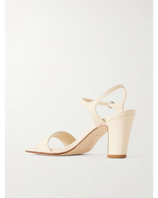 Aeyde Natural Imogen Leather Sandals