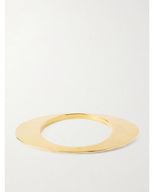 Saint Laurent Natural Blade-Tone Bracelet
