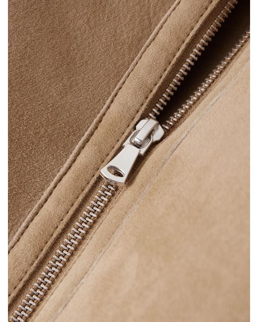 Nour Hammour Natural Portia Shearling Jacket