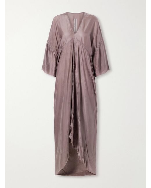Rick Owens Purple Tommy Kite Shell Gown