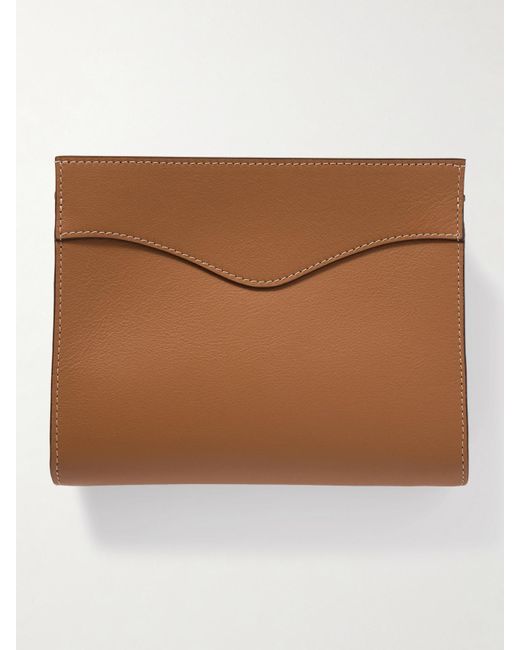 Hunting Season Brown Leather Clutch