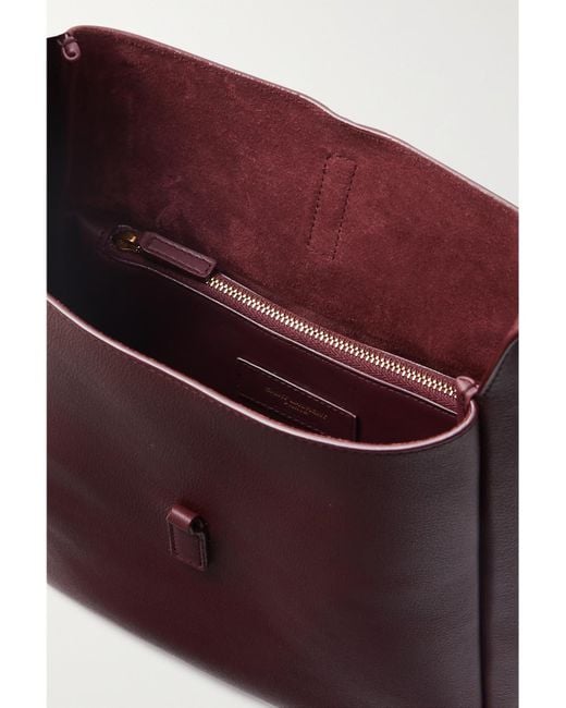 Saint Laurent Red Le 5 À 7 Supple Small Leather Shoulder Bag