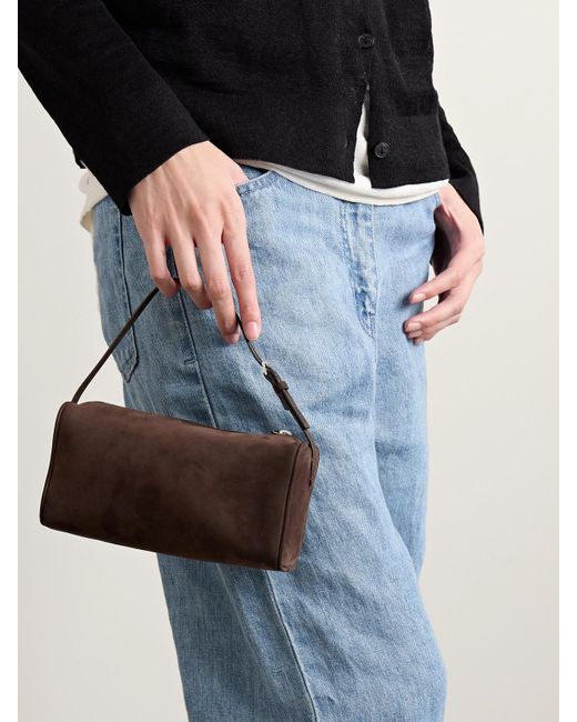 The Row Brown '90S Suede Tote