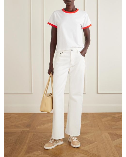 Jimmy Choo Natural Diamond Light Flex Leather And Raffia Lace-Up Sneakers
