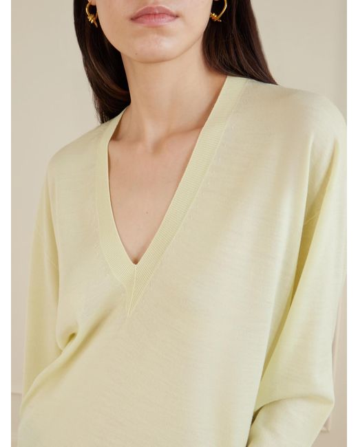 Stella McCartney Yellow Virgin Wool Sweater
