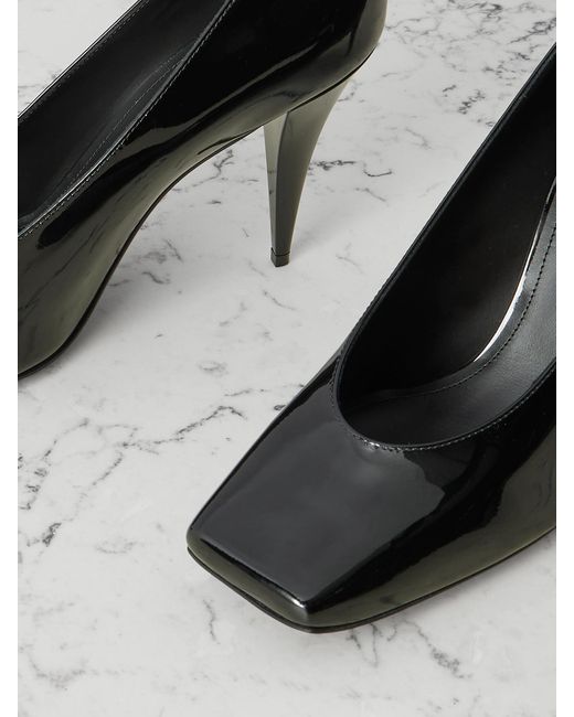 Givenchy Black Patent-Leather Pumps