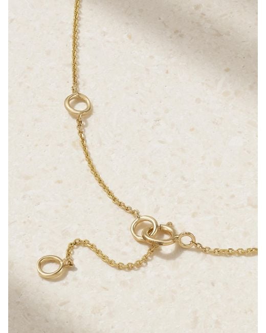 Collier En Or 14 Carats (585/1000) Et Diamants Cross Stitch STONE AND STRAND en coloris Natural