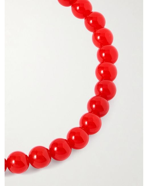 Julietta Red Kette Aus Harz Mit Silberfarbenem Detail