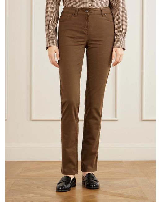 James Purdey & Sons Natural Cotton, Lyocell And Silk-Blend Skinny-Leg Pants