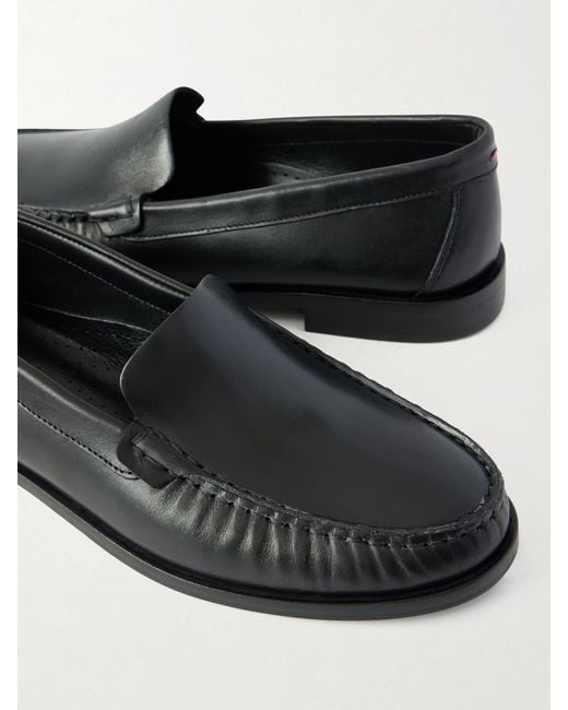 Aeyde Black Arthur Leather Loafers