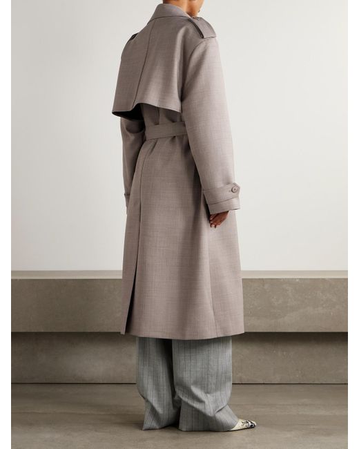 Trench-Coat En Tissu Bleecker Frankie Shop en coloris Gray
