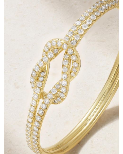 Anita Ko Natural Knot 18-Karat Diamond Bracelet