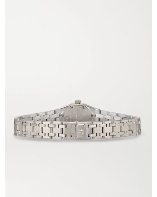 Stephanie Windsor White Audemars Piguet Vintage 1997 Royal Oak 20Mm 18-Karat, Mother-Of-Pearl And Diamond Watch, Ref. No. 67076Bc