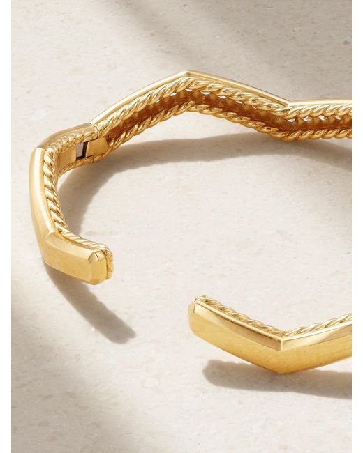 David Yurman Natural Stax Armspange Aus 18 Karat Mit Diamanten