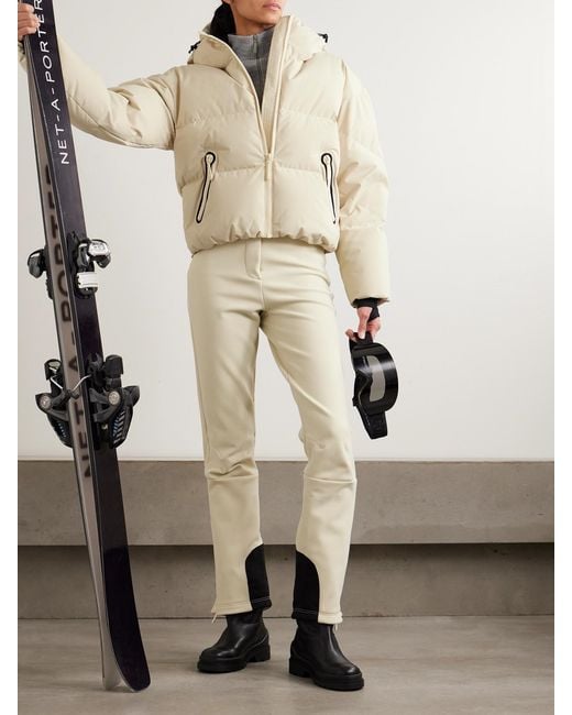 CORDOVA Natural Meribel Hooded Quilted Recycled Down Ski Jacket
