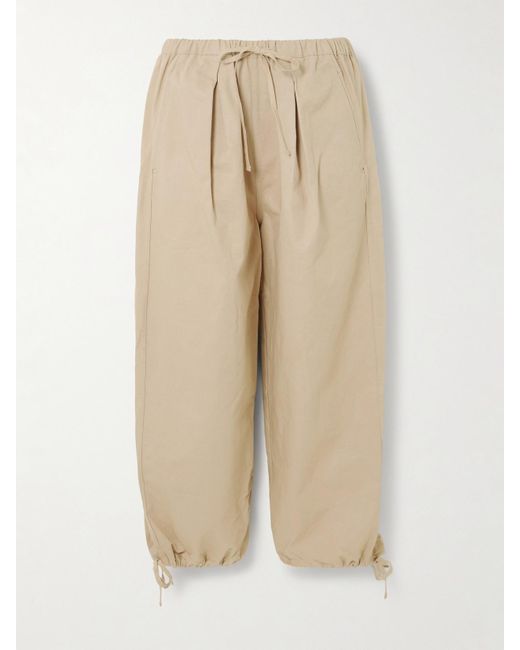 Deiji Studios Natural Hose Mit Schmal Zulaufendem Bein Aus Baumwoll-Flammgarn Zum Binden