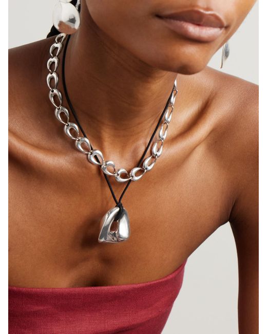Agmes Natural Thin Tilda Kette Aus Recyceltem
