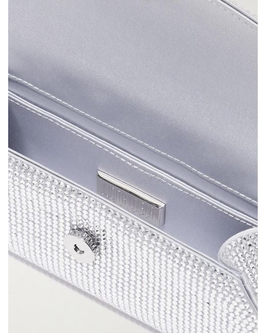 Judith Leiber Gray Taylor Clutch Aus Satin Mit Kristallen
