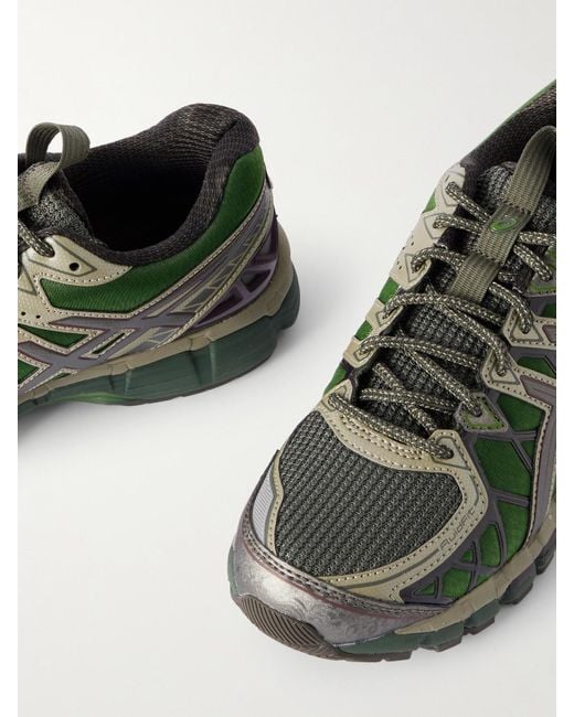Asics Green Kiko Curation Ub10-S Gel-Kayano 20 Sneakers Aus Mesh Mit Gummibesätzen