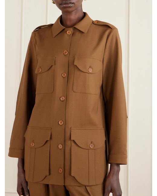 Giuliva Heritage Brown Wool Jacket